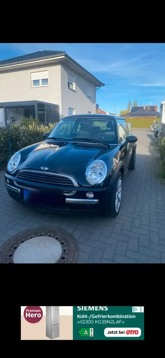Gebraucht Mini ONE 90 PS (66 kW) 2003 Schwarz Kleinwagen