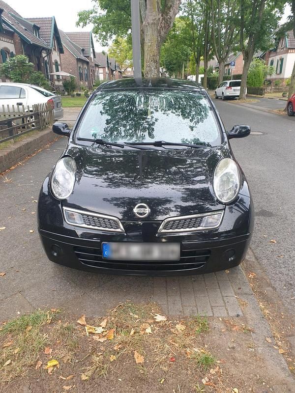 Schwarz Gebraucht 2009 Nissan Micra Kleinwagen | 990 € (Superpreis) - Bild 1/4