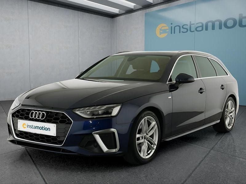 Blau Gebraucht 2022 Audi A4 S-Line Kombi | 28.249 € (Fairer Preis) - Bild 1/4