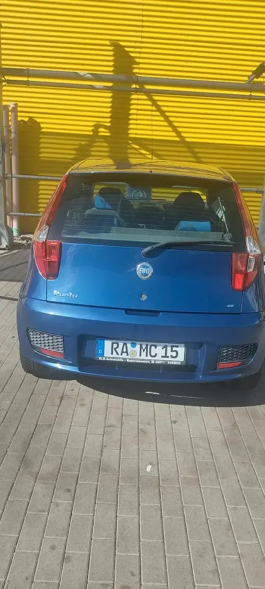 Gebraucht Fiat Punto 80 PS (58 kW) 2004 Blau Kleinwagen