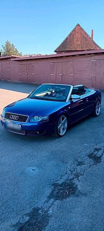 Blau Gebraucht 2002 Audi A4 Cabriolet Cabrio | 4.000 € (Fairer Preis) - Bild 1/4