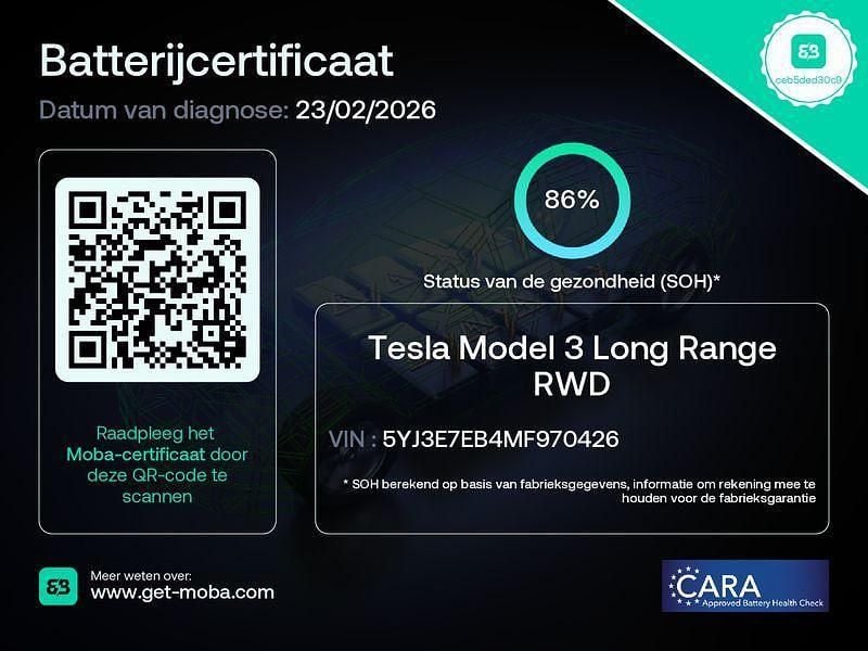 Gebraucht Tesla Model 3 Long Range AWD 258 kW (351 PS) 2021 Schwarz Limousine