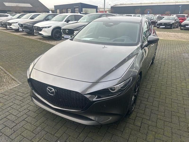 Neu Mazda 3 Exclusive-Line 186 PS (136 kW) 2025 Machine gray Limousine