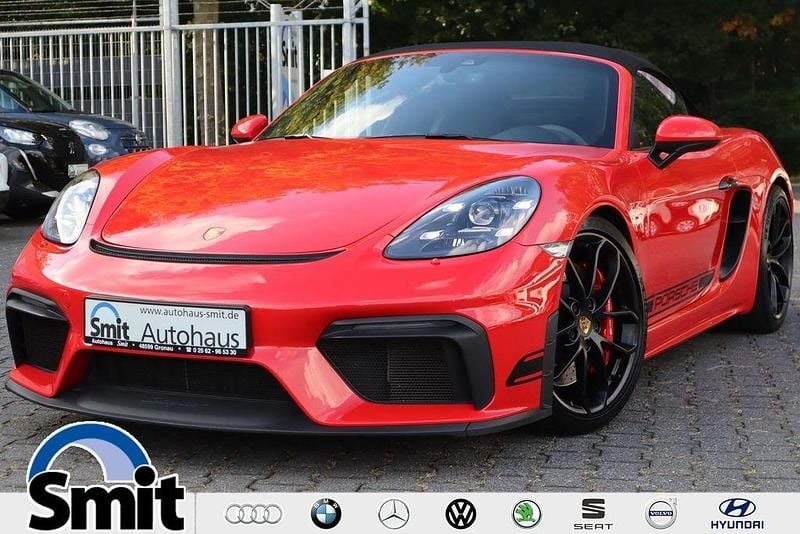 Indischrot Gebraucht 2020 Porsche 718 Boxster Cabrio | 85.500 € (Fairer Preis) - Bild 1/4