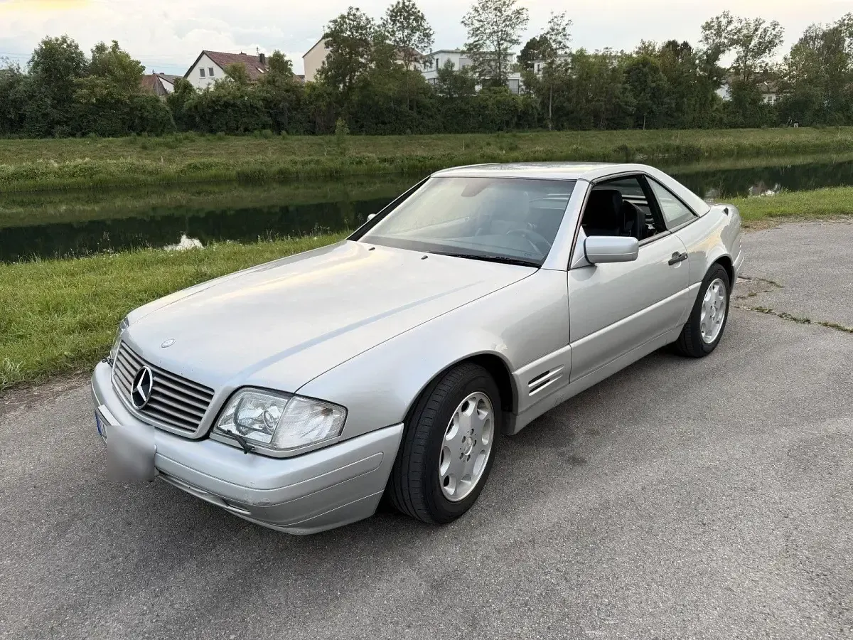 Gebraucht Mercedes SL320 231 PS (169 kW) 1997 Silber Cabrio
