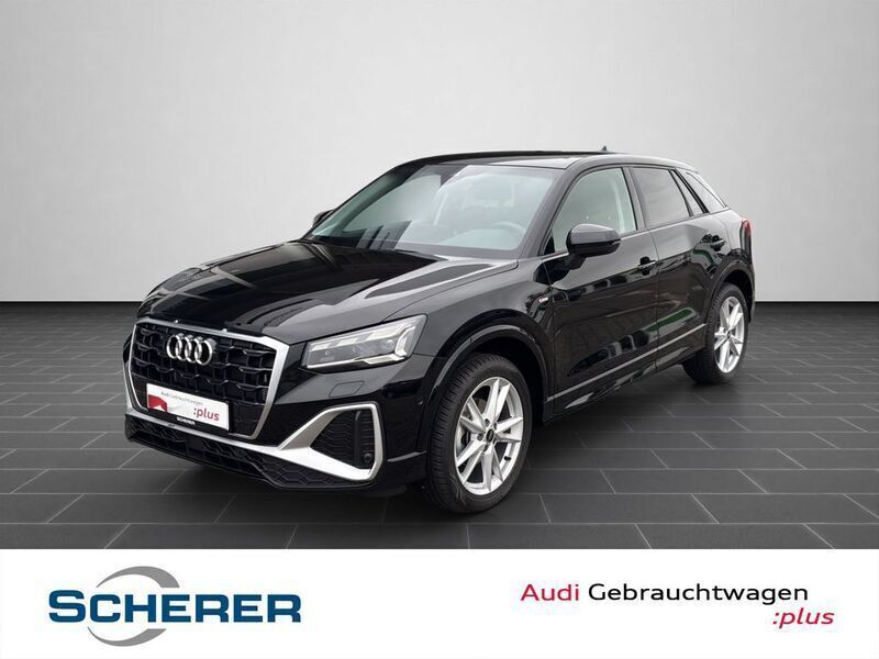 Mythosschwarz metallic (metallic) Gebraucht 2023 Audi Q2 Ambiente SUV | 29.990 € (Fairer Preis) - Bild 1/4