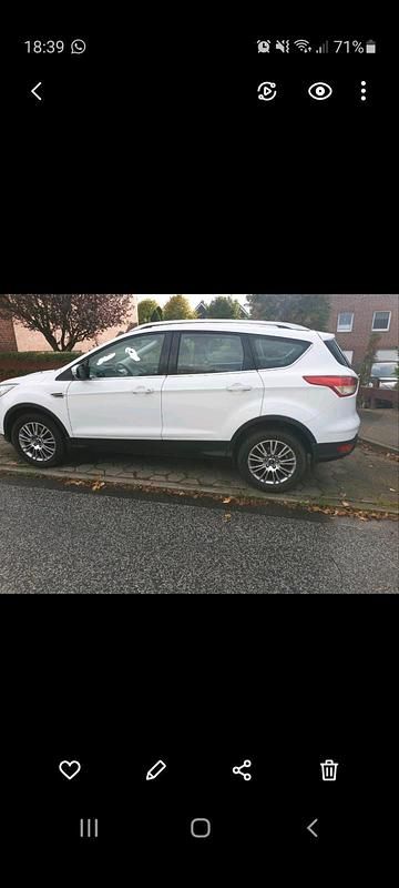 Weiß Gebraucht 2013 Ford Kuga Titanium SUV | 8.700 € (Superpreis) - Bild 1/4