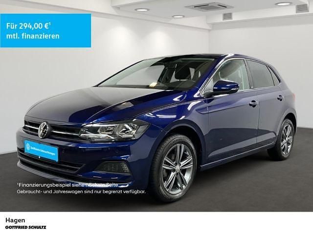 Blau Gebraucht 2020 VW Polo United Limousine | 16.790 € (Fairer Preis) - Bild 1/4