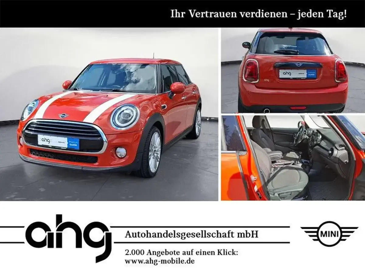 Usata Mini Cooper 136 CV (100 kW) 2019 Arancione Utilitaria