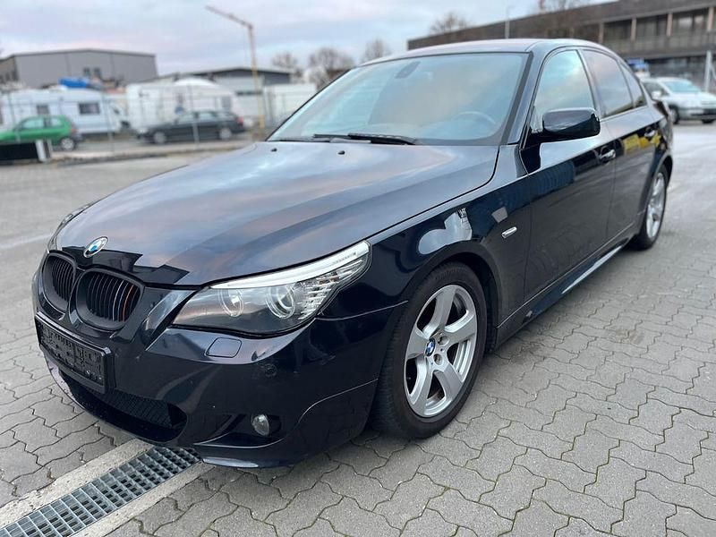 Schwarz Gebraucht 2008 BMW 523 M Sport Limousine | 6.500 € (Guter Preis) - Bild 1/4