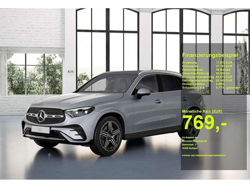 Metalliclack hightechsilber Neu 2025 Mercedes GLC220 AMG SUV | 71.260 € (Fairer Preis) - Bild 1/3