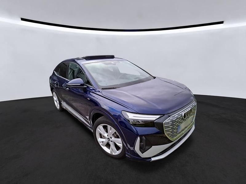 Navarrablau metallic (metallic) Gebraucht 2022 Audi e-tron Sportback S-Line SUV | 27.990 € (Superpreis) - Bild 1/2