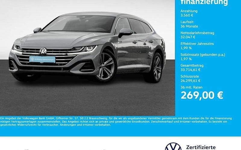 Grau Gebraucht 2024 VW Arteon R-line Limousine | 35.863 € (Fairer Preis) - Bild 1/3