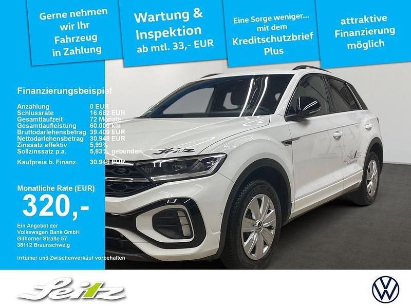 Weiß Gebraucht 2025 VW T-Roc R-line SUV | 30.948 € (Guter Preis) - Bild 1/3