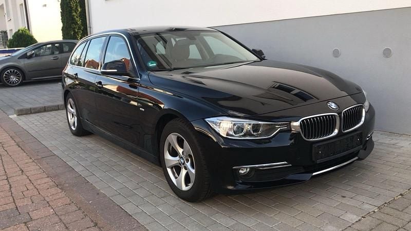 Schwarz Gebraucht 2013 BMW 320 Efficient Dynamics Kombi | 7.200 € (Superpreis) - Bild 1/3