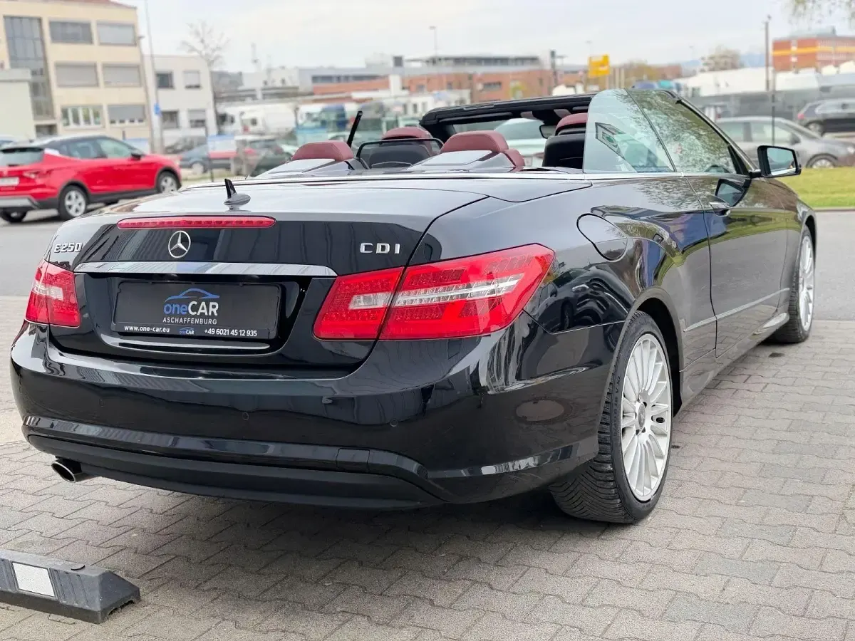 Używany Mercedes E250 AMG 204 KM (150 kW) 2013 Czarny Kabriolet