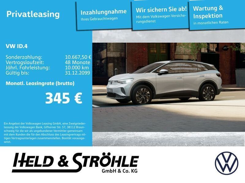 Scale silver metallic Gebraucht 2025 VW ID.4 Pro SUV | 42.670 € (Guter Preis) - Bild 1/4