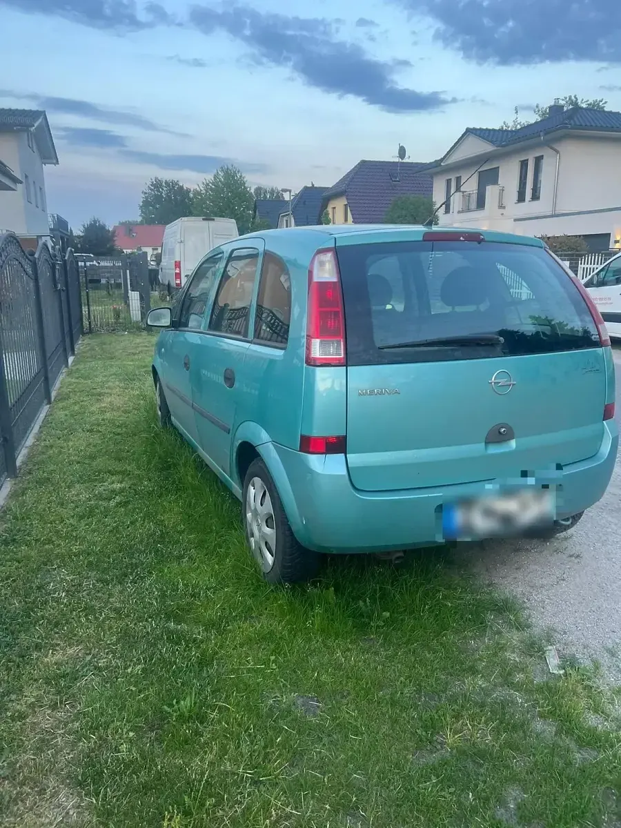 Gebraucht Opel Meriva 63 PS (46 kW) 2003 Grün Van / Kleinbus