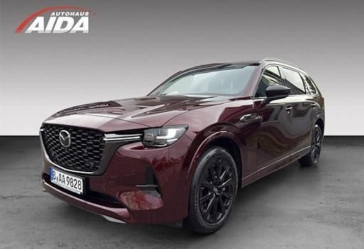 Rot Gebraucht 2025 Mazda CX-80 Homura-Line SUV | 58.450 € (Fairer Preis) - Bild 1/4