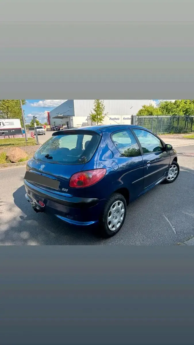 Gebraucht Peugeot 206 70 PS (51 kW) 2005 Blau Kleinwagen