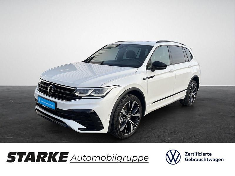Weiß Gebraucht 2022 VW Tiguan Allspace R-line SUV | 46.980 € - Bild 1/4