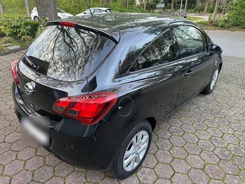 Gebraucht Opel Corsa 90 PS (66 kW) 2017 Schwarz Kleinwagen