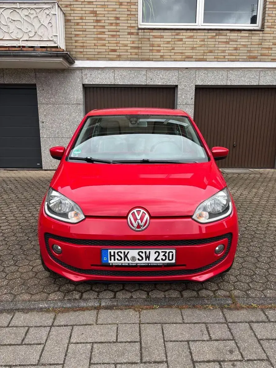 Gebraucht VW up! 75 PS (55 kW) 2014 Rot Kleinwagen