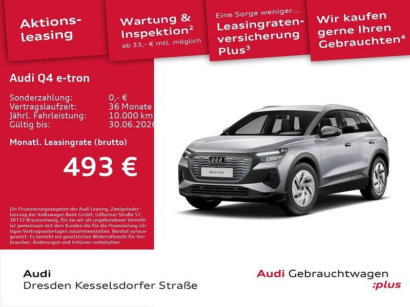Gebraucht Audi Q4 e-tron Comfort 210 kW (286 PS) 2025 Florettsilber metallic SUV
