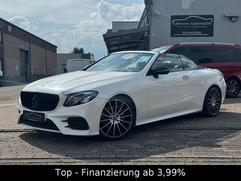 Weiß Gebraucht 2018 Mercedes E220 AMG Cabrio | 34.800 € (Fairer Preis) - Bild 1/4