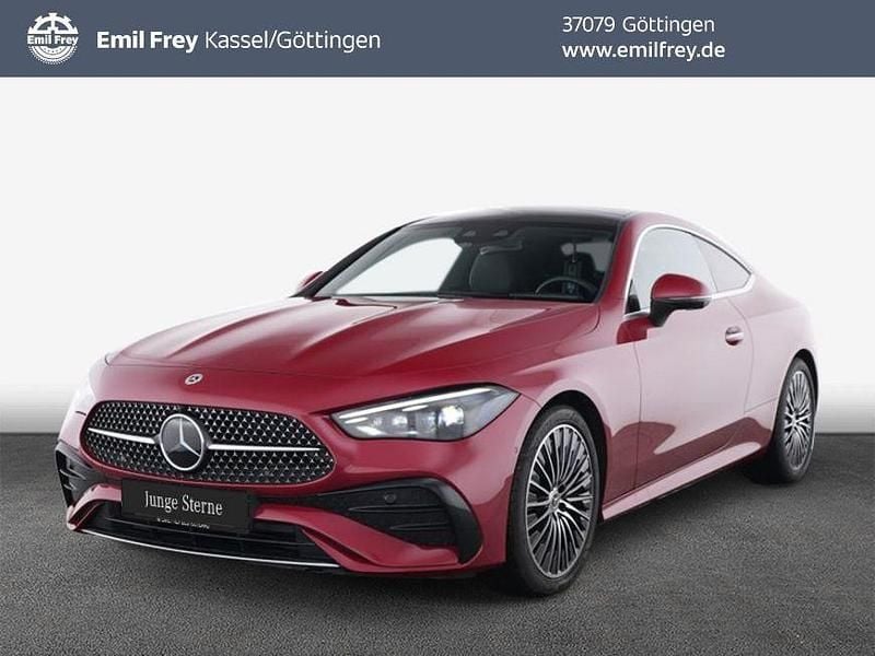 Rot Gebraucht 2024 Mercedes CLE220 Premium Coupé | 50.750 € (Superpreis) - Bild 1/4