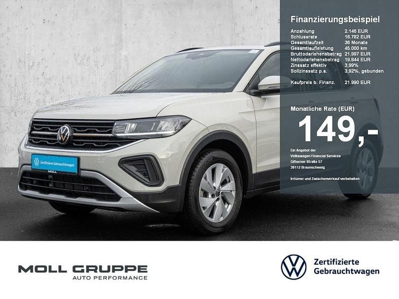 Grau Gebraucht 2025 VW T-Cross Life SUV | 21.990 € (Guter Preis) - Bild 1/4