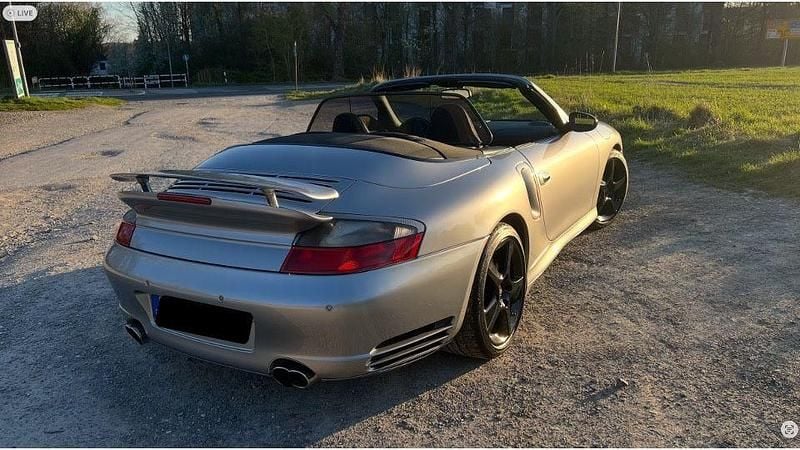 Silber Gebraucht 2003 Porsche 996 Turbo Cabrio | 72.999 € (Teuer) - Bild 1/4