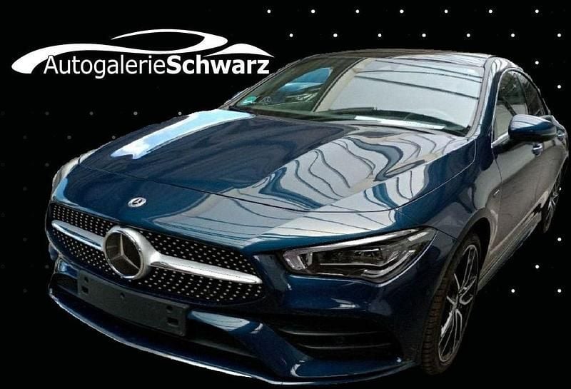 Amg denimblau metallic Gebraucht 2020 Mercedes CLA250e AMG Limousine | 29.450 € (Etwas zu teuer) - Bild 1/3
