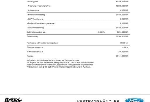 Neu Ford Tourneo Active 150 PS (110 kW) 2025 Frozen white Van / Kleinbus