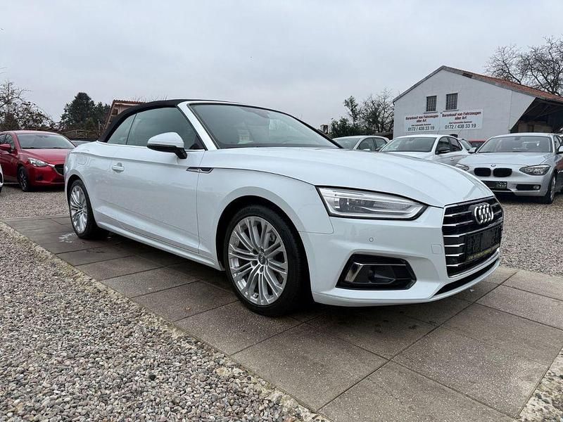 Gebraucht Audi A5 Cabriolet Design 150 PS (110 kW) 2019 Gletscherweiss Cabrio