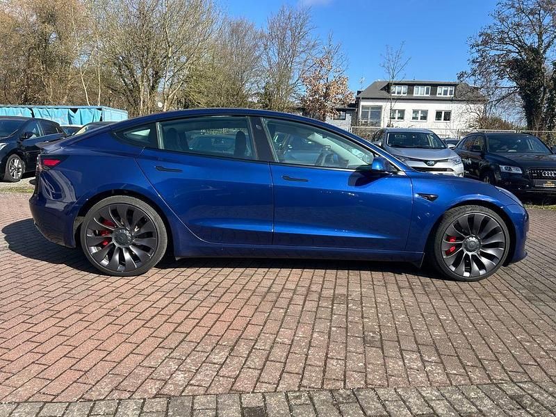 Gebraucht Tesla Model 3 Performance 377 kW (513 PS) 2021 Blau Limousine