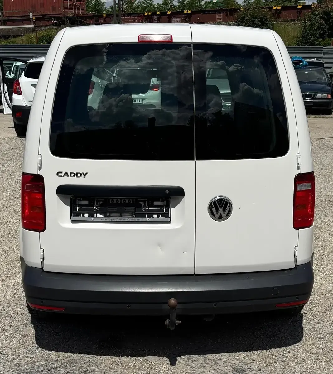 Gebraucht VW Caddy 102 PS (75 kW) 2019 Weiß Van / Kleinbus