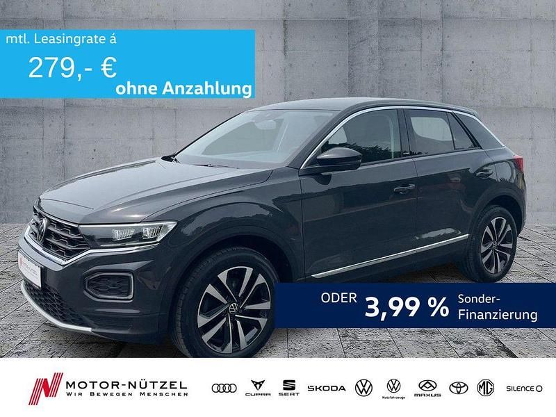 Grau Gebraucht 2021 VW T-Roc United SUV | 20.490 € (Guter Preis) - Bild 1/4