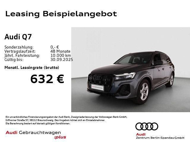 Grau Gebraucht 2025 Audi Q7 S-Line SUV | 65.270 € (Fairer Preis) - Bild 1/4