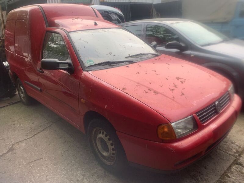 Rot Gebraucht 1996 VW Caddy Van / Kleinbus | 795 € - Bild 1/4
