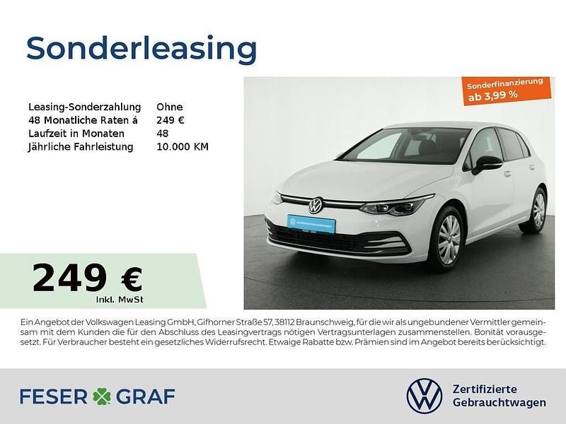 Weiß Gebraucht 2022 VW Golf VIII Active Limousine | 20.750 € (Guter Preis) - Bild 1/2