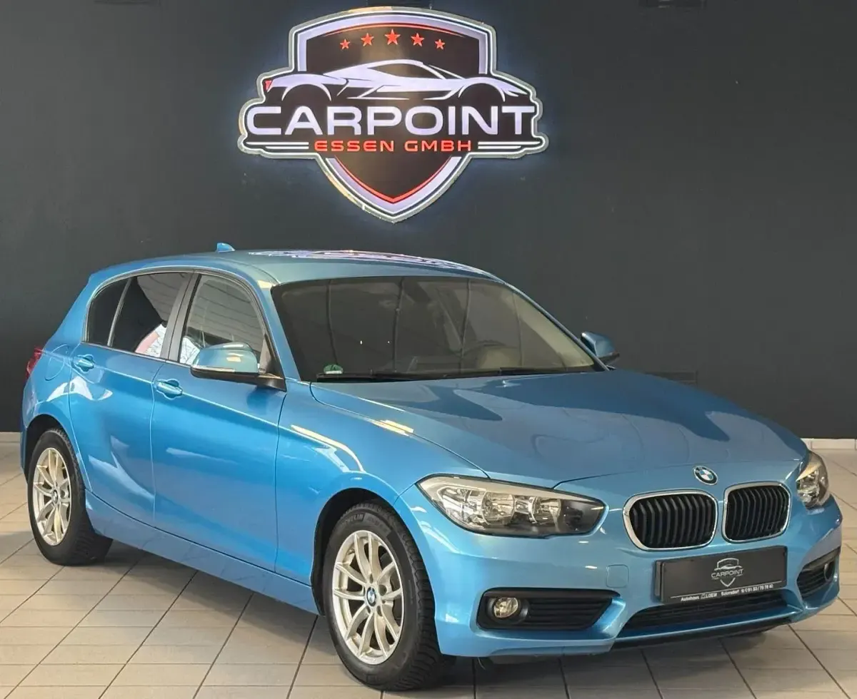 Gebraucht BMW 116 Sport Line 116 PS (85 kW) 2017 Blau Kleinwagen