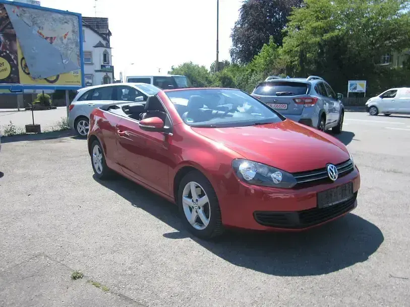 Gebraucht VW Golf Cabriolet 140 PS (102 kW) 2012 Sunsetred (metallic) Cabrio