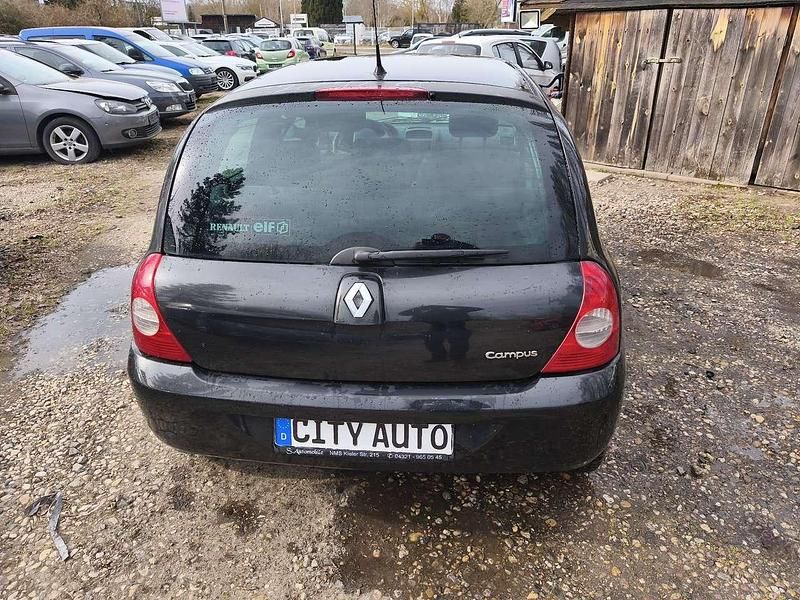 Gebraucht Renault Clio II Authentique 75 PS (55 kW) 2011 Perlmuttschwarz Kleinwagen