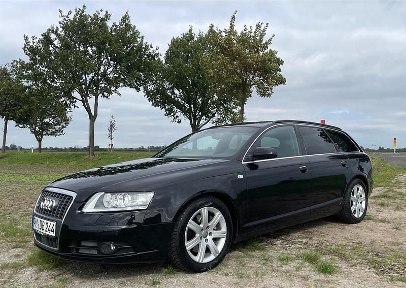Schwarz Gebraucht 2008 Audi A6 S-Line Kombi | 8.900 € (Teuer) - Bild 1/4
