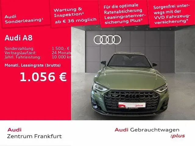 Gebraucht Audi A8 Comfort 340 PS (250 kW) 2023 Distriktgrün metallic Limousine