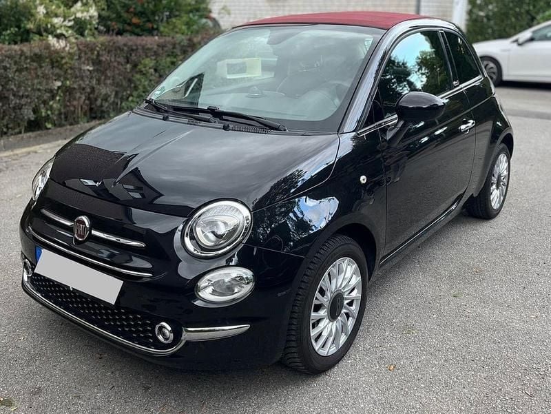 Schwarz Gebraucht 2017 Fiat 500C Lounge Cabrio | 9.300 € (Guter Preis) - Bild 1/4