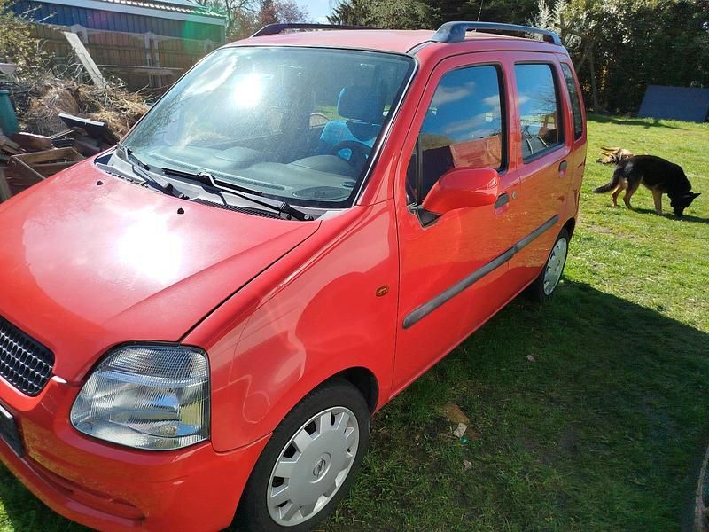 Gebraucht Opel Agila 75 PS (55 kW) 2000 Rot Van / Kleinbus
