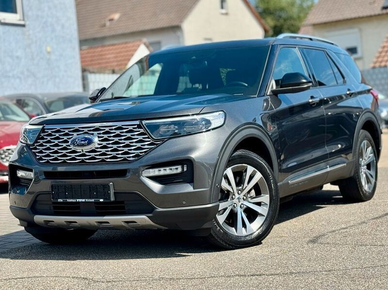 Magneticgrau (metallic) Gebraucht 2020 Ford Explorer Hybrid Platinum SUV | 35.290 € (Guter Preis) - Bild 1/4