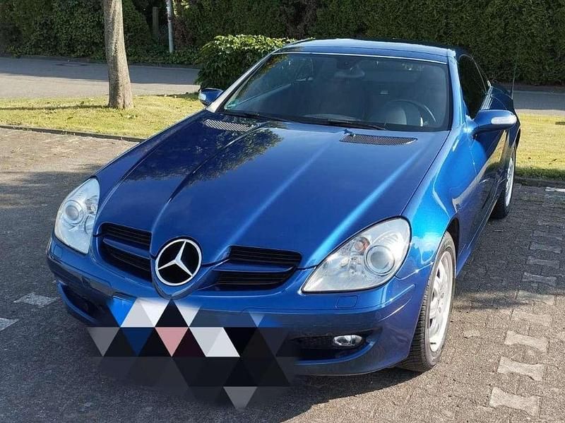 Blau Gebraucht 2007 Mercedes SLK200 Cabrio | 5.900 € (Superpreis) - Bild 1/4